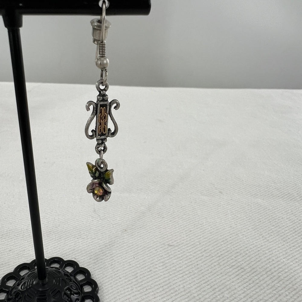 Cherub Pendant necklace and matching earrings Vintage Unsigned - Picture 10 of 10